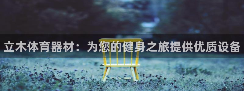 国际凯时ag优质运营商：立木体育器材：为您的健身之旅