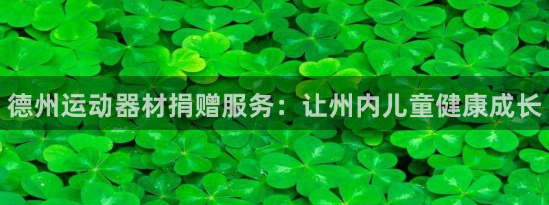 尊龙凯时城游戏官网：德州运动器材捐赠服务：让州内儿童