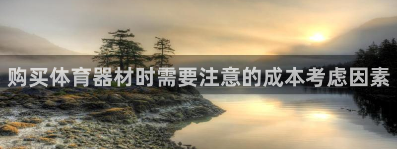 尊龙凯时logo：购买体育器材时需要注意的成本考虑因