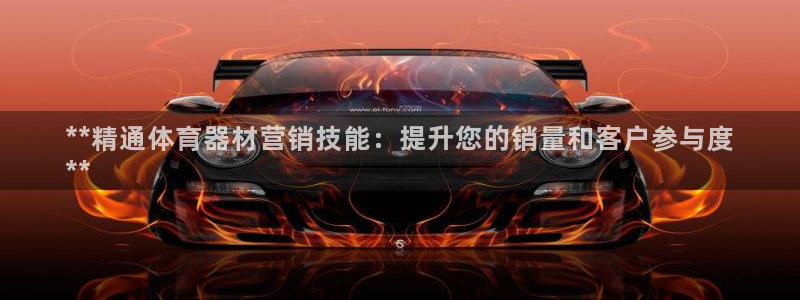 尊龙网平台：**精通体育器材营销技能：提升您的销量和