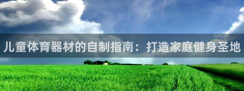 尊龙饰演过的经典角色：儿童体育器材的自制指南：打造家