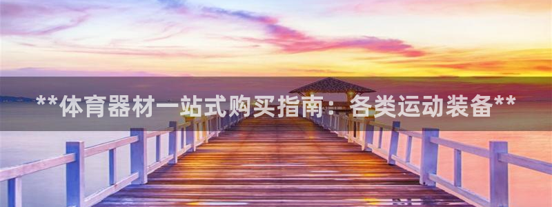 尊龙凯时白家乐：**体育器材一站式购买指南：各类运动