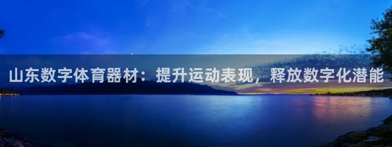 尊龙凯时注册入口：山东数字体育器材：提升运动表现，释