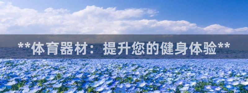 尊龙人生就是博登录网址下载：**体育器材：提升您的健